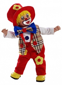 Мягконабивная кукла из серии Arias Elegance – Клоун, 50 см., в коробке (Arias, Т59775)